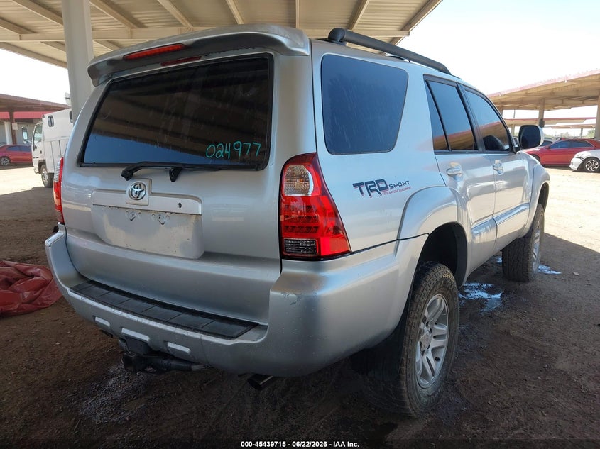 2006 Toyota 4runner VIN JTEZT14R060024977 IAAI salvage auction — NORMAL WEAR, Clear (Arizona), sold $1,250 on 2026-07-07 (photo 4)