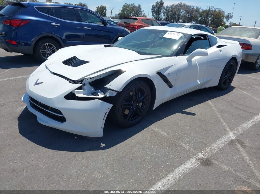 2016 Chevrolet Corvette VIN 1G1YB2D72G5125877 IAAI salvage auction — FRONT END, Salvage (California), sold $20,900 on 2026-07-30 (photo 2)