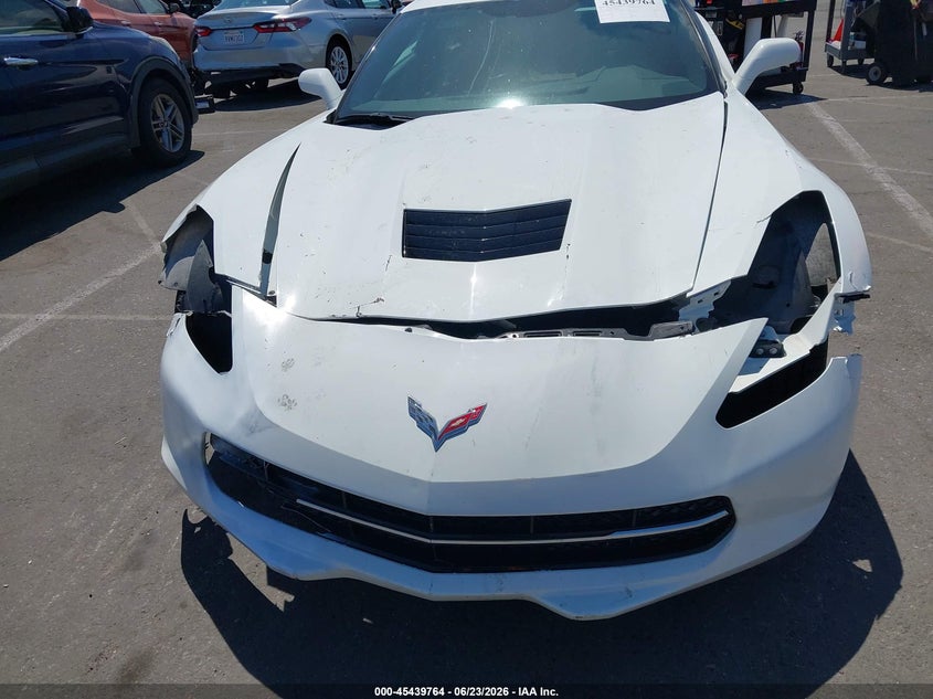 2016 Chevrolet Corvette VIN 1G1YB2D72G5125877 IAAI salvage auction — FRONT END, Salvage (California), sold $20,900 on 2026-07-30 (photo 6)