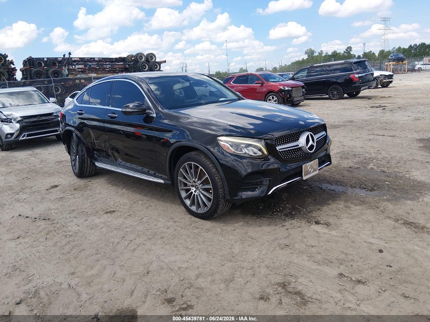 2017 Mercedes-benz Glc coupe VIN WDC0J4KB0HF281187 IAAI salvage auction — RIGHT SIDE, Wait Title, sold $13,150 on 2026-08-14 (photo 1)