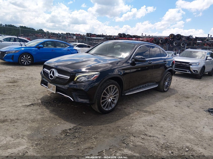 2017 Mercedes-benz Glc coupe VIN WDC0J4KB0HF281187 IAAI salvage auction — RIGHT SIDE, Wait Title, sold $13,150 on 2026-08-14 (photo 2)