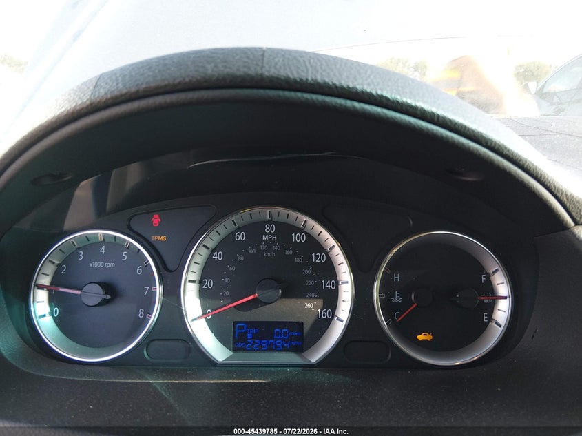 2009 Hyundai Sonata VIN 5NPET46C09H563992 IAAI salvage auction — NORMAL WEAR, Original (Texas), sold $275 on 2026-07-28 (photo 7)