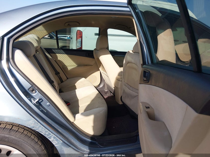 2009 Hyundai Sonata VIN 5NPET46C09H563992 IAAI salvage auction — NORMAL WEAR, Original (Texas), sold $275 on 2026-07-28 (photo 8)