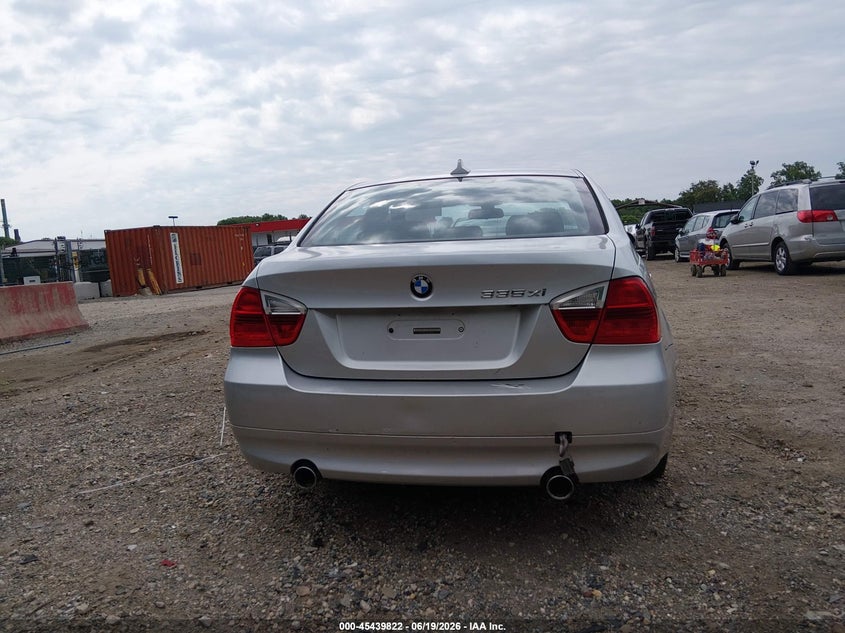 2007 BMW 3er VIN WBAVD53587A007424 IAAI salvage auction — NORMAL WEAR, Clear (Maryland), sold $850 on 2026-07-16 (photo 6)