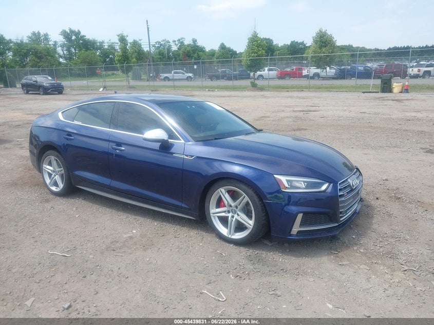 2018 Audi S5 VIN WAUB4CF59JA011802 — IAAI salvage auction photo