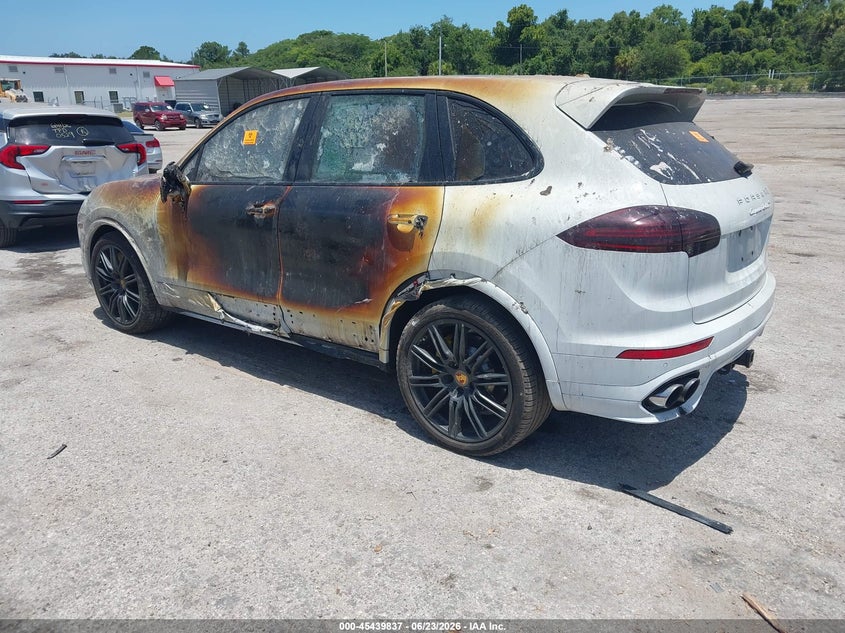 2017 Porsche Cayenne VIN WP1AC2A23HLA97257 IAAI salvage auction — BIO HAZARD, Salvage Title, sold $2,550 on 2026-07-23 (photo 3)