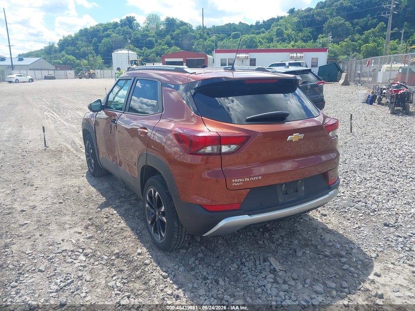 2021 Chevrolet Trailblazer VIN KL79MRSL7MB141176 IAAI salvage auction — LEFT SIDE, Salvage (Pennsylvania), sold $4,925 on 2026-07-14 (photo 3)