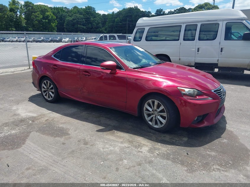 2014 Lexus Is 250 VIN JTHCF1D28E5002729 IAAI salvage auction — NORMAL WEAR, Repossession Paperwork (Georgia), sold $700 on 2026-07-15 (photo 1)