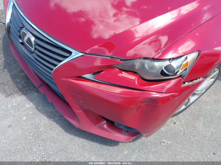 2014 Lexus Is 250 VIN JTHCF1D28E5002729 IAAI salvage auction — NORMAL WEAR, Repossession Paperwork (Georgia), sold $700 on 2026-07-15 (photo 6)