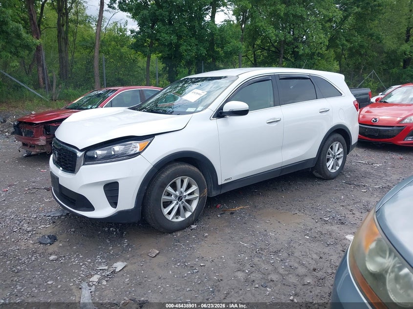 2020 Kia Sorento VIN 5XYPGDA31LG696327 IAAI salvage auction — RIGHT FRONT, Mv-907A (New York), sold $4,250 on 2026-07-14 (photo 2)