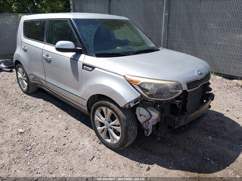 2016 Kia Soul VIN KNDJN2A26G7843669 IAAI salvage auction — FRONT END, Salvage Title, sold $400 on 2026-07-29 (photo 1)