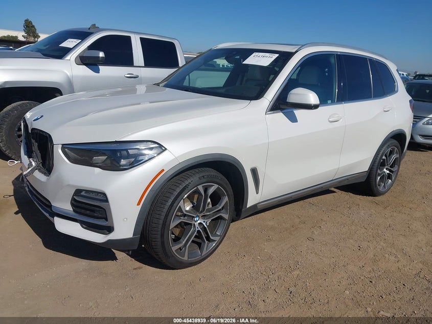 2021 BMW X5 VIN 5UXCR4C07M9F13948 IAAI salvage auction — FRONT & REAR, Salvage Title, sold $14,200 on 2026-07-27 (photo 2)