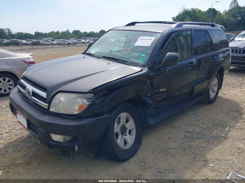 2005 Toyota 4runner VIN JTEBU14R450063469 IAAI salvage auction — LEFT SIDE, Salvage (Virginia), sold $2,550 on 2026-07-20 (photo 2)