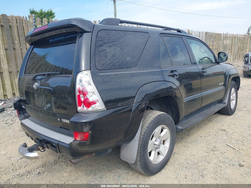 2005 Toyota 4runner VIN JTEBU14R450063469 IAAI salvage auction — LEFT SIDE, Salvage (Virginia), sold $2,550 on 2026-07-20 (photo 4)