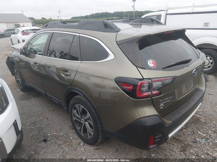 2021 Subaru Outback VIN 4S4BTAMC7M3120291 IAAI salvage auction — RIGHT FRONT, Salvage Title, sold $4,050 on 2026-08-02 (photo 3)