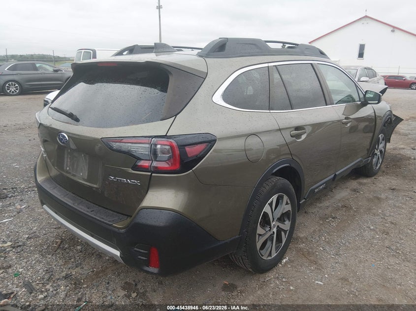 2021 Subaru Outback VIN 4S4BTAMC7M3120291 IAAI salvage auction — RIGHT FRONT, Salvage Title, sold $4,050 on 2026-08-02 (photo 4)