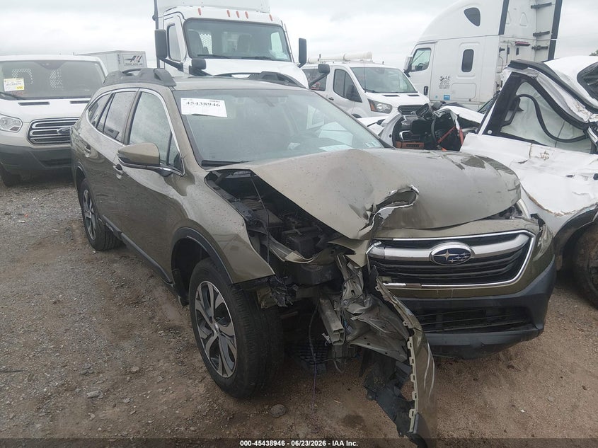 2021 Subaru Outback VIN 4S4BTAMC7M3120291 IAAI salvage auction — RIGHT FRONT, Salvage Title, sold $4,050 on 2026-08-02 (photo 6)
