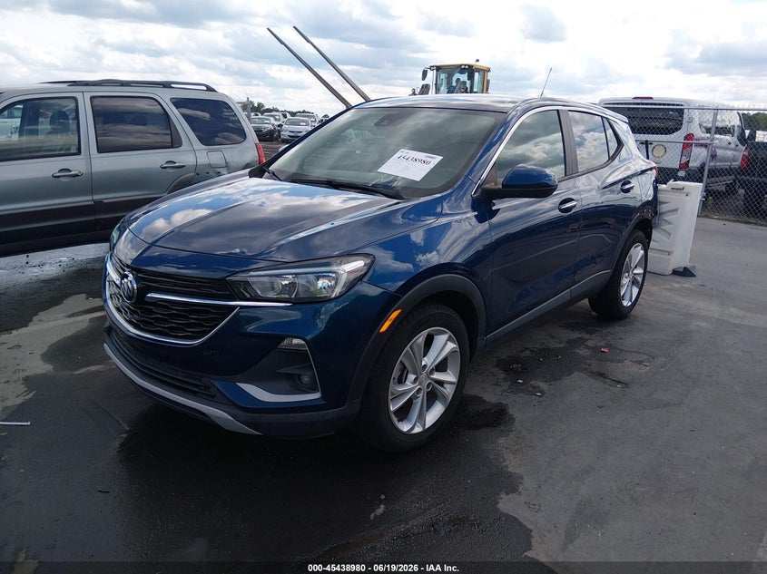 2021 Buick Encore gx VIN KL4MMBS29MB073128 IAAI salvage auction — REAR END, Salvage (North Carolina), sold $1,200 on 2026-07-09 (photo 2)