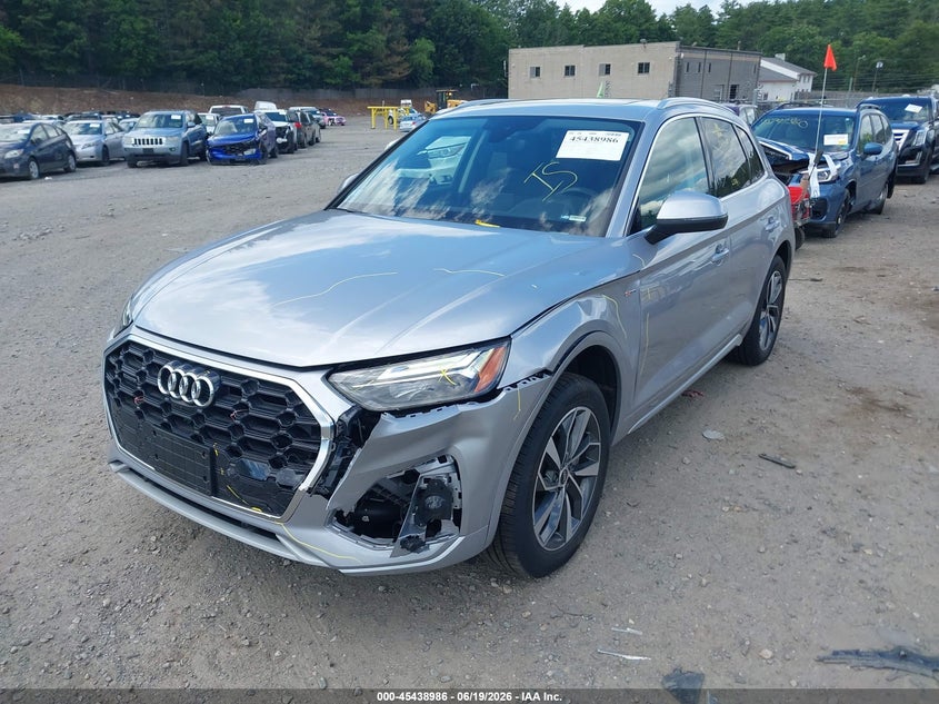 2022 Audi Q5 VIN WA1EAAFY0N2115385 IAAI salvage auction — FRONT END, Salvage (Massachusetts), sold $14,600 on 2026-07-24 (photo 2)