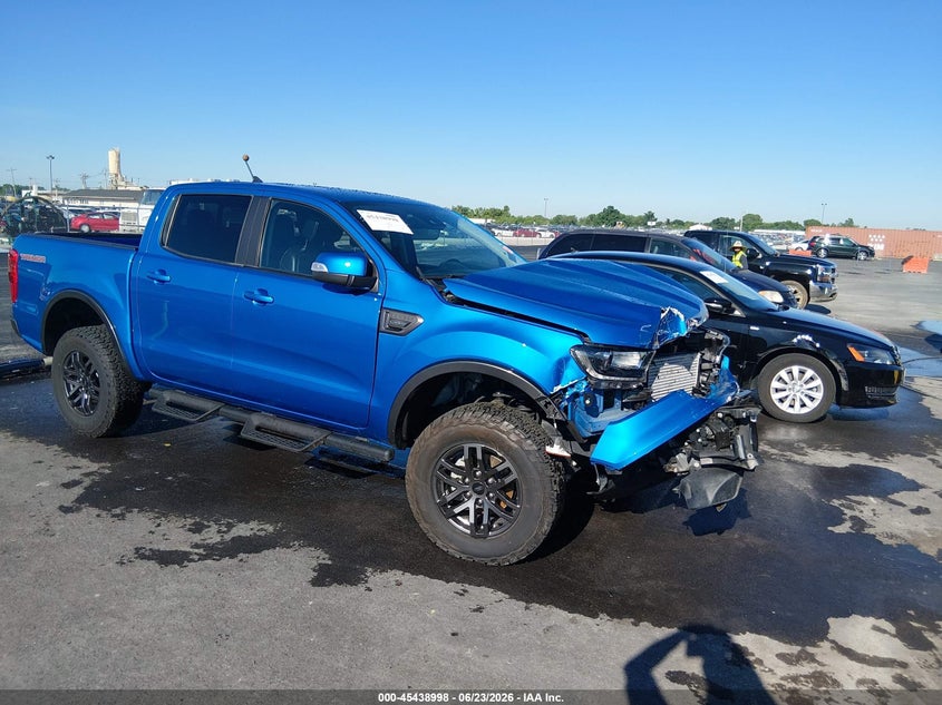 2023 Ford Ranger VIN 1FTER4FH4PLE34656 IAAI salvage auction — FRONT END, Salvage (Missouri), sold $9,800 on 2026-07-28 (photo 1)