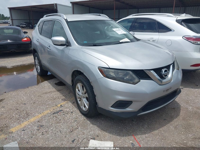 2015 Nissan Rogue VIN KNMAT2MT5FP548670 IAAI salvage auction — SIDE, Salvage (Texas), sold $1,400 on 2026-07-22 (photo 1)