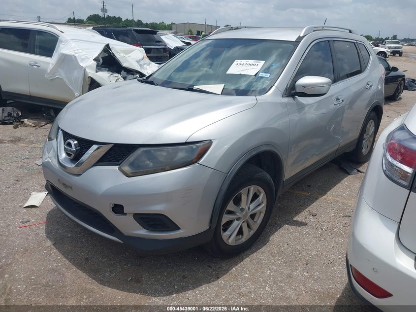 2015 Nissan Rogue VIN KNMAT2MT5FP548670 IAAI salvage auction — SIDE, Salvage (Texas), sold $1,400 on 2026-07-22 (photo 2)