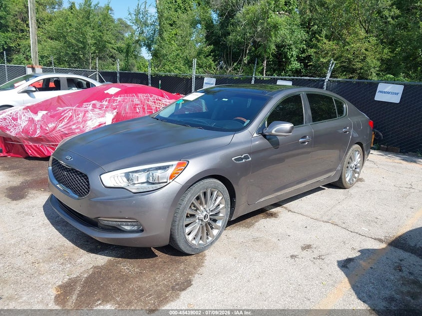 2015 Kia K900 VIN KNALW4D42F6021046 IAAI salvage auction — FRONT END, Salvage (Kansas), sold $525 on 2026-07-29 (photo 2)