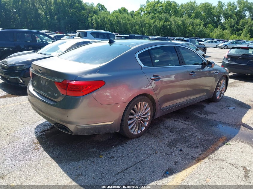 2015 Kia K900 VIN KNALW4D42F6021046 IAAI salvage auction — FRONT END, Salvage (Kansas), sold $525 on 2026-07-29 (photo 4)