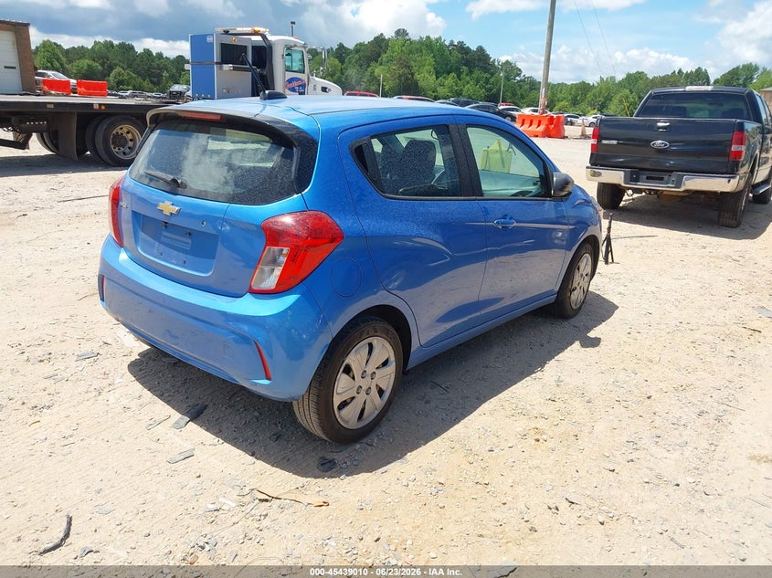2018 Chevrolet Spark VIN KL8CB6SA5JC423584 IAAI salvage auction — NORMAL WEAR, Clear-Dealer Only (North Carolina), sold $1,650 on 2026-07-20 (photo 4)