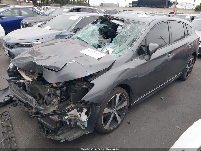 2018 Subaru Impreza VIN 4S3GTAM69J3727826 IAAI salvage auction — FRONT END, Salvage Title, sold $525 on 2026-08-01 (photo 2)