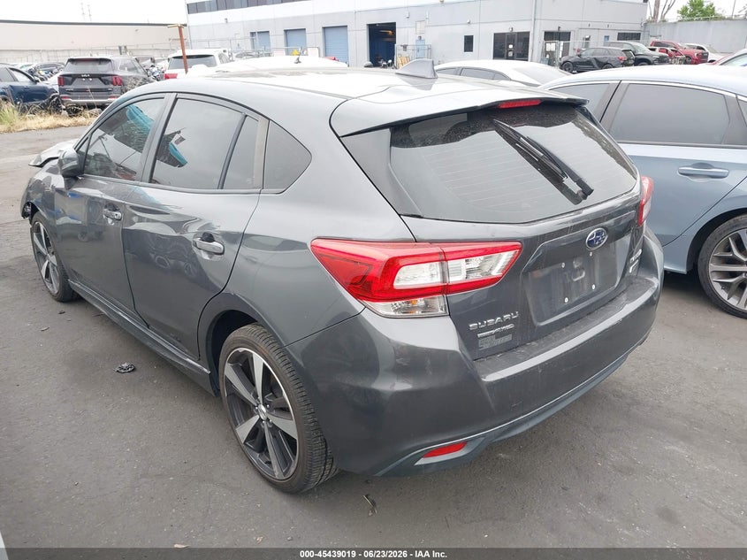 2018 Subaru Impreza VIN 4S3GTAM69J3727826 IAAI salvage auction — FRONT END, Salvage Title, sold $525 on 2026-08-01 (photo 3)