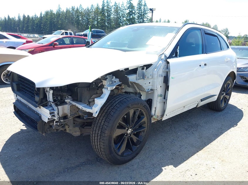 2024 Jaguar F-pace VIN SADCT2EX4RA727661 IAAI salvage auction — FRONT END, Salvage Title, sold $10,000 on 2026-07-22 (photo 2)