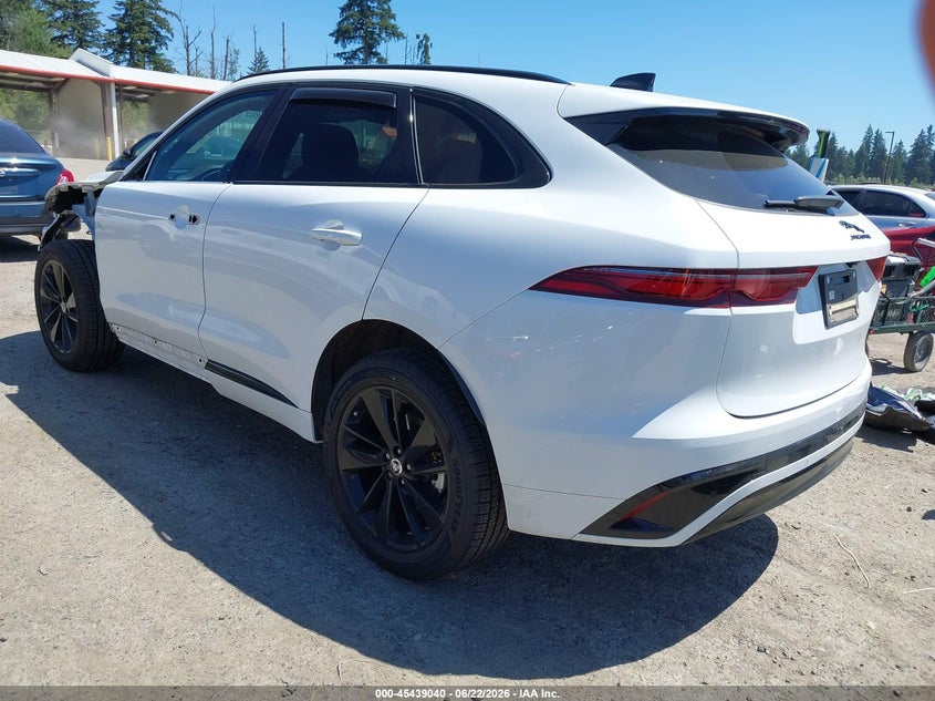 2024 Jaguar F-pace VIN SADCT2EX4RA727661 IAAI salvage auction — FRONT END, Salvage Title, sold $10,000 on 2026-07-22 (photo 3)