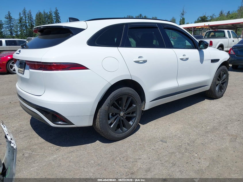 2024 Jaguar F-pace VIN SADCT2EX4RA727661 IAAI salvage auction — FRONT END, Salvage Title, sold $10,000 on 2026-07-22 (photo 4)