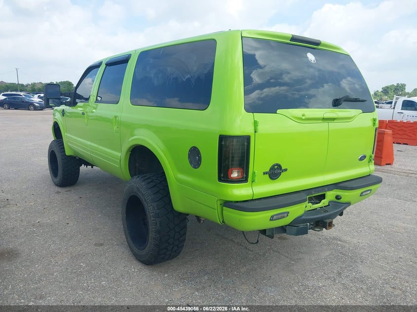 2000 Ford Excursion VIN 1FMNU43S1YED08738 IAAI salvage auction — NORMAL WEAR, Original (Texas), sold $2,500 on 2026-07-08 (photo 3)
