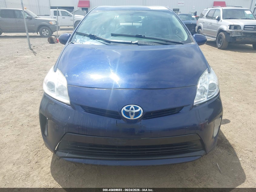 2012 Toyota Prius VIN JTDKN3DU1C1543901 IAAI salvage auction — RIGHT SIDE, Clear (Washington), sold $400 on 2026-07-21 (photo 6)