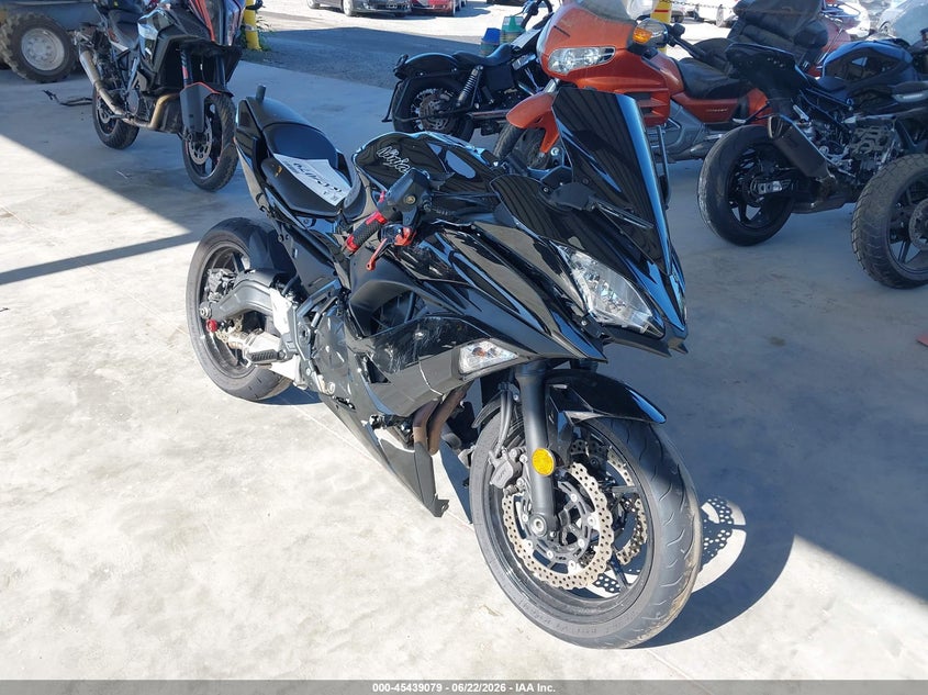 2017 Kawasaki Ninja VIN JKAEXEJ18HDA00187 IAAI salvage auction — RIGHT SIDE, Bill Of Sale (Washington), sold $750 on 2026-07-22 (photo 1)