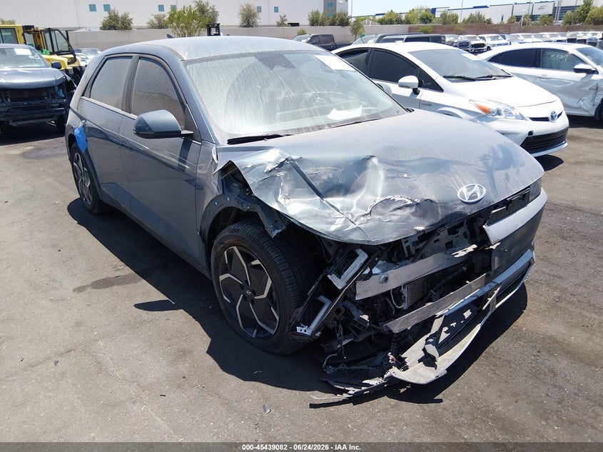 2022 Hyundai Ioniq 5 VIN KM8KMDAF4NU084374 IAAI salvage auction — RIGHT FRONT, Salvage Certificate (California), sold $5,800 on 2026-07-26 (photo 1)