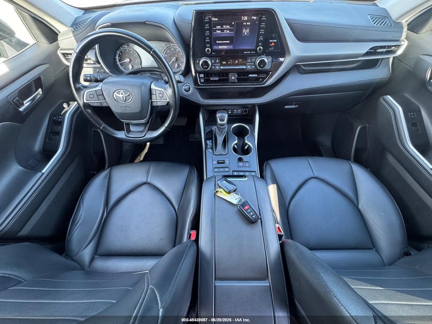 2022 Toyota Highlander VIN 5TDGZRBH6NS174915 IAAI salvage auction — UNKNOWN, Clear (New York), sold $17,775 on 2026-07-08 (photo 6)