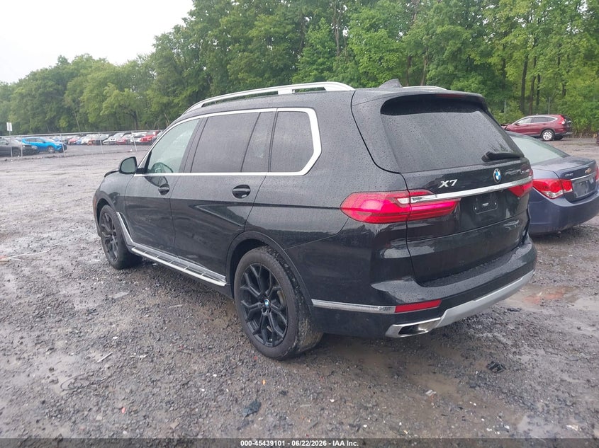 2021 BMW X7 VIN 5UXCW2C07M9F32352 IAAI salvage auction — FRONT END, Mv-907A (New York), sold $15,100 on 2026-07-28 (photo 3)