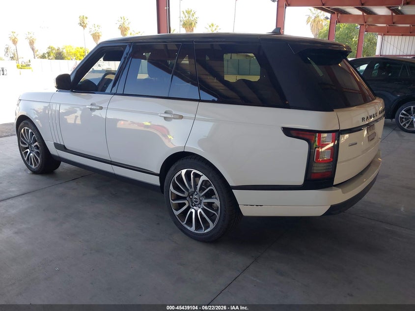 2016 Land rover RANGE ROVER VIN SALGS2EF7GA267070 IAAI salvage auction — NORMAL WEAR, Clear - Dealer Only (California), sold $3,000 on 2026-07-28 (photo 3)