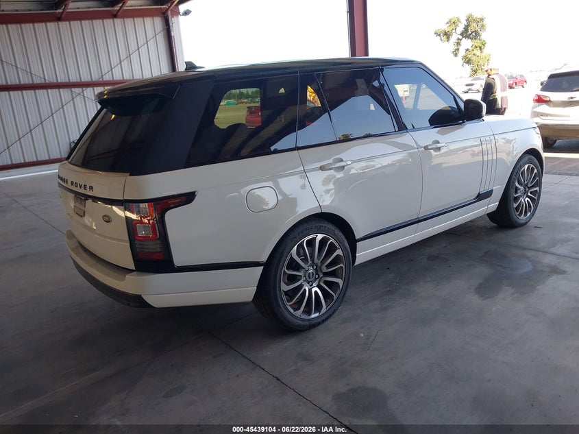 2016 Land rover RANGE ROVER VIN SALGS2EF7GA267070 IAAI salvage auction — NORMAL WEAR, Clear - Dealer Only (California), sold $3,000 on 2026-07-28 (photo 4)