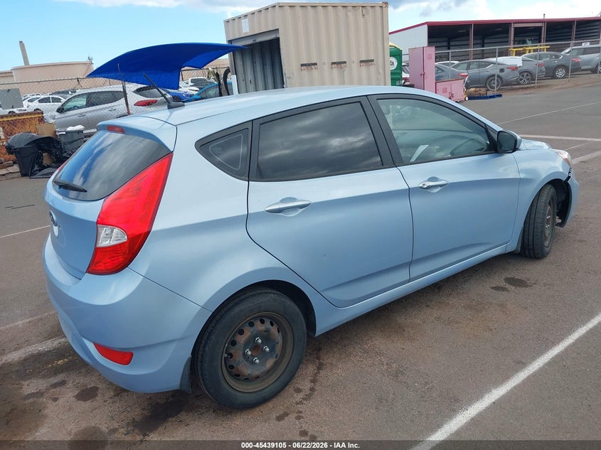 2013 Hyundai Accent VIN KMHCT5AE5DU137473 IAAI salvage auction — FRONT END, Salvage Title, sold $175 on 2026-07-28 (photo 4)