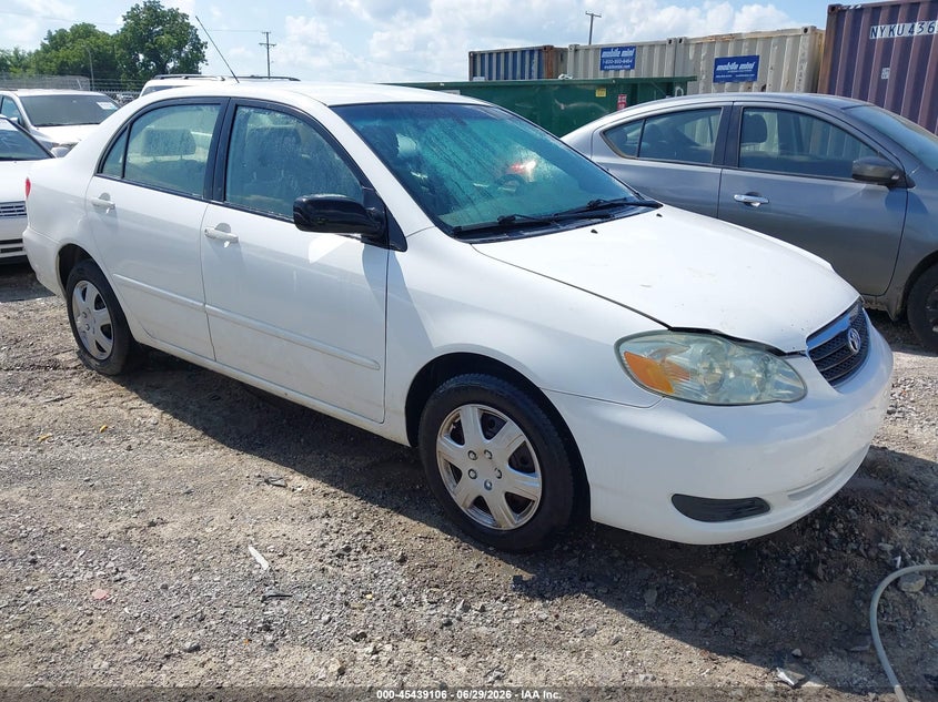 2006 Toyota Corolla VIN JTDBR32E260059441 IAAI salvage auction — NORMAL WEAR, Clear (Tennessee), sold $2,550 on 2026-07-16 (photo 1)