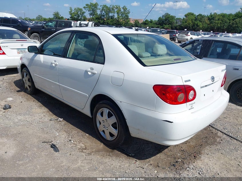 2006 Toyota Corolla VIN JTDBR32E260059441 IAAI salvage auction — NORMAL WEAR, Clear (Tennessee), sold $2,550 on 2026-07-16 (photo 3)