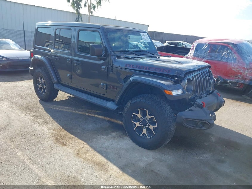 2019 Jeep Wrangler / VIN 1C4HJXFG1KW529308 IAAI salvage auction — FRONT END, Salvage Title, sold $12,500 on 2026-07-11 (photo 1)