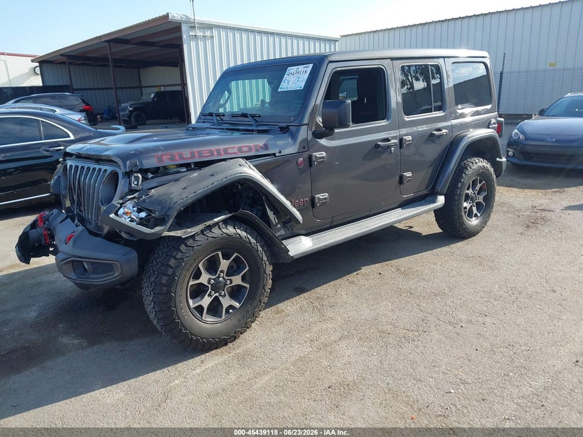 2019 Jeep Wrangler / VIN 1C4HJXFG1KW529308 IAAI salvage auction — FRONT END, Salvage Title, sold $12,500 on 2026-07-11 (photo 2)