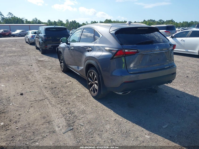 2015 Lexus Nx VIN JTJBARBZ9F2002071 IAAI salvage auction — NORMAL WEAR, Clear (Florida), sold $6,400 on 2026-07-21 (photo 3)
