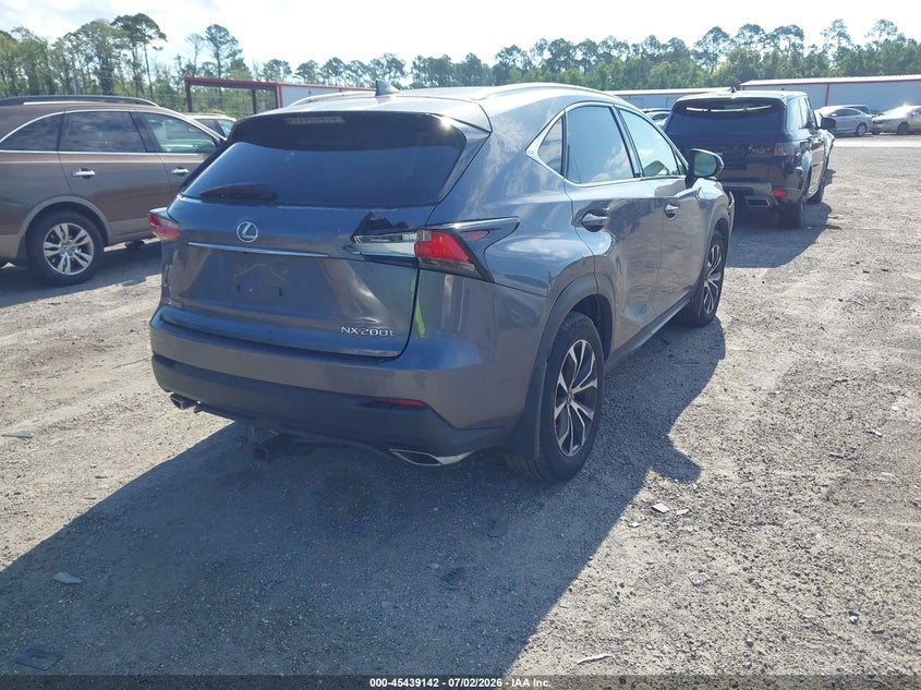 2015 Lexus Nx VIN JTJBARBZ9F2002071 IAAI salvage auction — NORMAL WEAR, Clear (Florida), sold $6,400 on 2026-07-21 (photo 4)