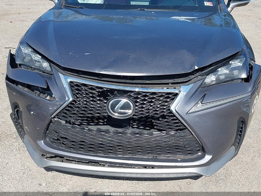 2015 Lexus Nx VIN JTJBARBZ9F2002071 IAAI salvage auction — NORMAL WEAR, Clear (Florida), sold $6,400 on 2026-07-21 (photo 6)